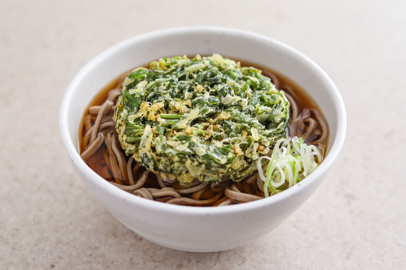 温かいそば・うどんメニュー